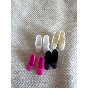 Vintage Barbie Francie doll pilgrim shoes lot 4 pairs